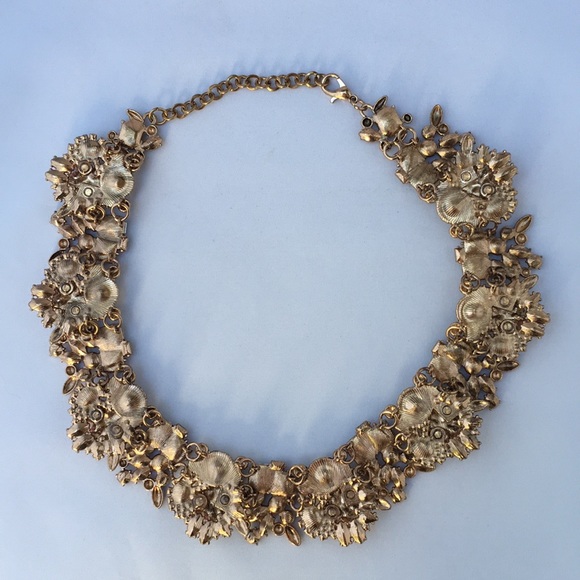 new. pink and white crystal statement necklace - Picture 6 of 9